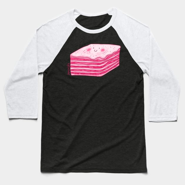 Lasagna in PINK Baseball T-Shirt by Snacks At 3